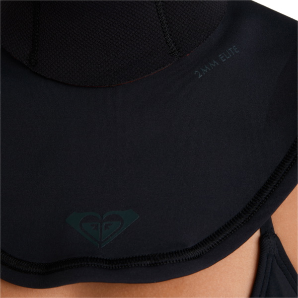 2025 Roxy Womens 2mm Elite Wetsuit Hood 26BW193513 - Black